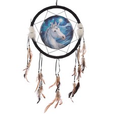 Lisa Parker Design Native American Style Unicorn Dream Catcher Design 33 cm