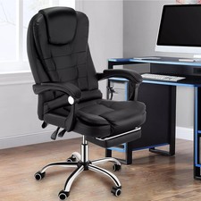 2 point Massage Office Chair Computer Executive Gaming chair W/ Recline Footrest
