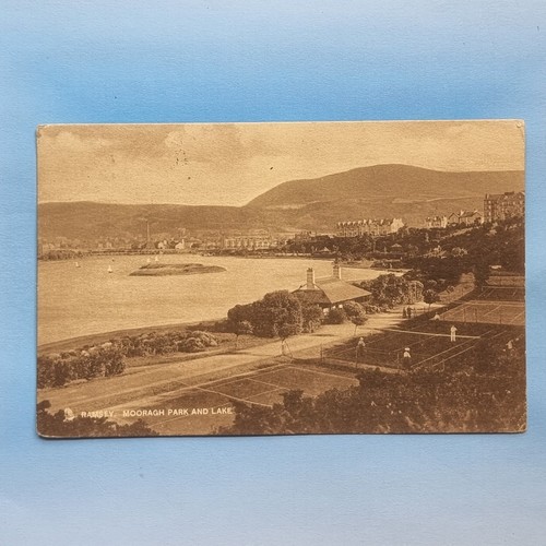 Ramsey iom postcard 1909 - ramsey,