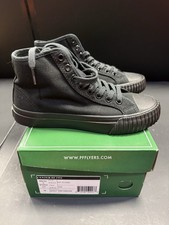 PF Flyers Sandlot Black Canvas Center Hi High Top Sneakers Shoes Mens Size 5