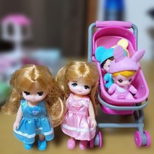 Licca-chan pink stroller and