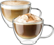 Double Walled Glass Coffee Mug