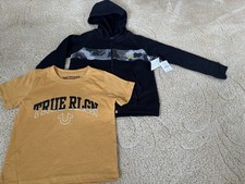 True Religion Boys Hoodie And T-shirt Set Age 5 Brand New With Tag