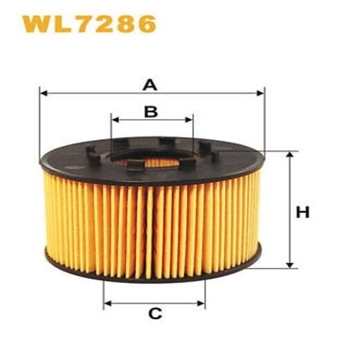 Wix oil filter wl7286 fits - oil,