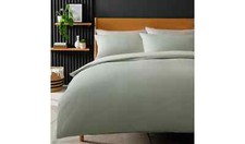 Habitat Polycotton Green Reversible Bedding Set - Double (1197)