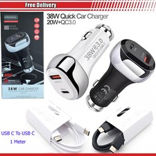 Super Fast 38W Car Charger