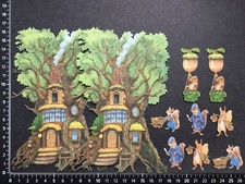Woodland tree house die - woodland, cuts