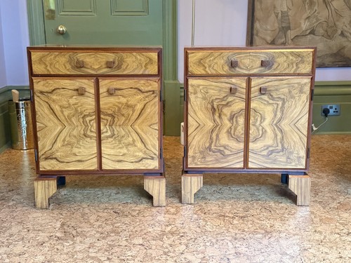 Stunning pair walnut - stunning, deco