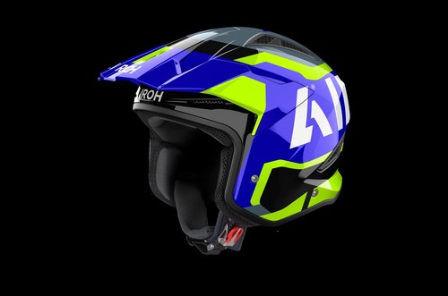 Airoh trr2 jupiter blue yellow - jupiter,