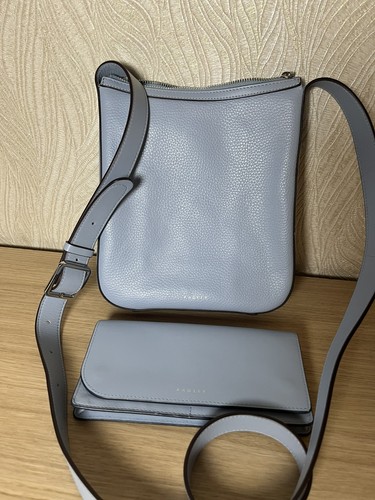 Radley handbag blue leather - handbag,