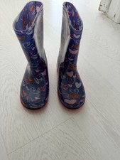 Girls Wellies Purple Welly