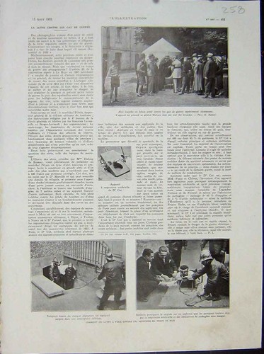 Original old vintage print war - original,