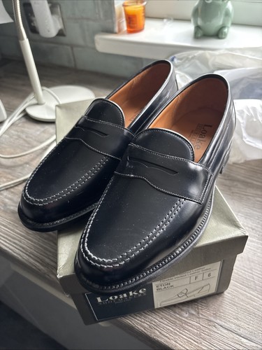 Loake shoemakers eton black - loake,
