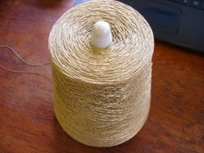 2x2/20cc Mercerised Cotton Warp Yarn.  Golden Tan. Rot Proof.