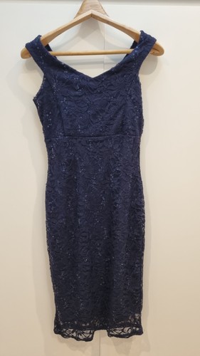 Evening dress navy - evening, blue