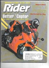 Rider Magazine April 2002-