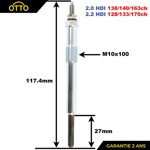 Glow plug for fiat scudo - fiat,