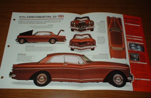 1963 bentley continental - 1963,