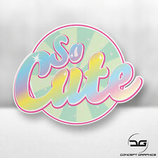 So Cute Funny Girl Laptop JDM Euro DUB Drift Car Tool Box Vinyl Decal Sticker