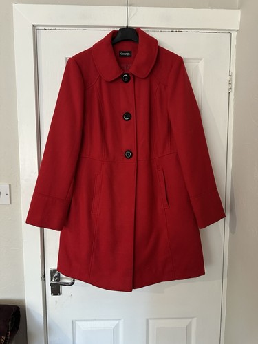 George red swing coat size - george,