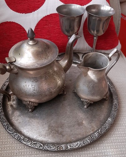 Antique teapot and - antique,