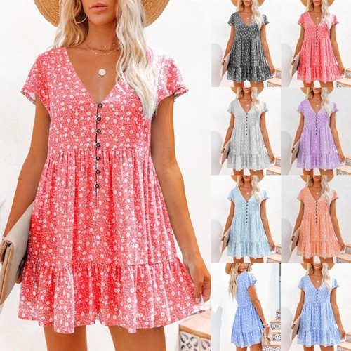 Women short sleeve mini - short,