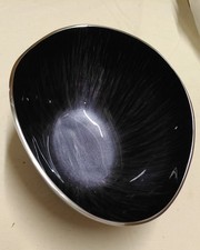 Enamelled Oval Bowl 20cm Fair Trade Recycled Aluminium Bowl Ethical Home Gift