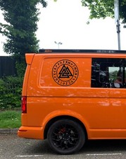 Camper Van Sticker Viking