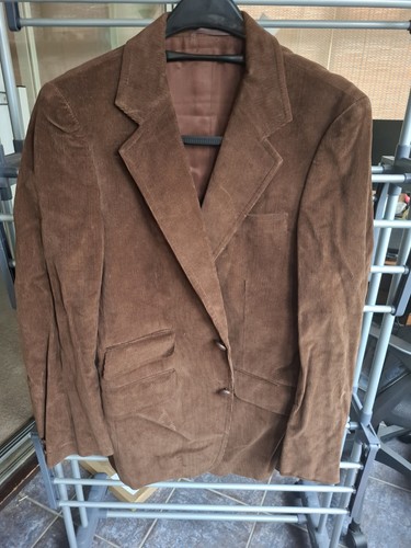 Brown cord jacket - brown,