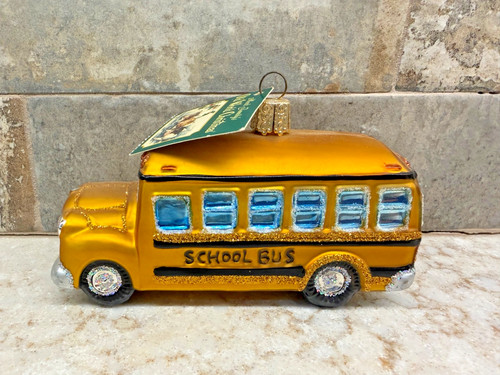 Old world christmas school - christmas, bus