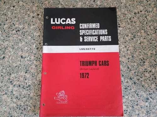 Lucas spare parts list - spare,