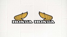 Honda wing logo decals pair - wing,