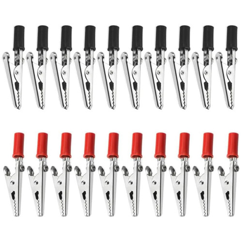 Insulated crocodile clips - insulated,
