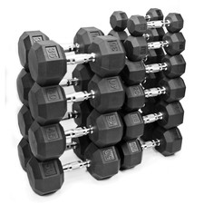 XPRT Fitness Rubber Coated Hex