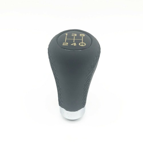 Black leather car speed gear - 5,