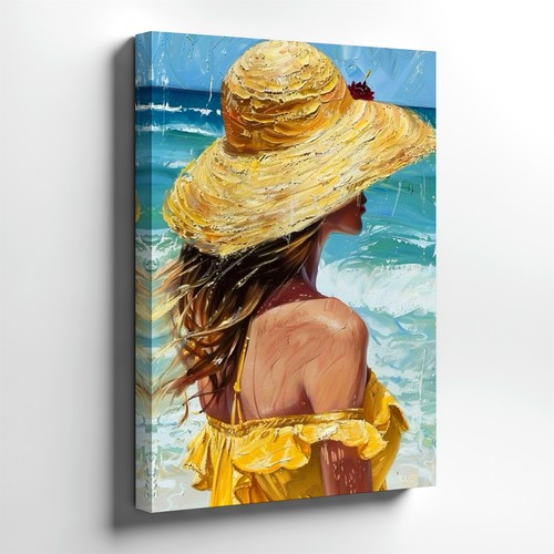 Wall art beach - wall, surfer