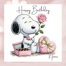Personalised SNOOPY The Dog
