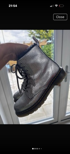 Martens silver metallic - dr,