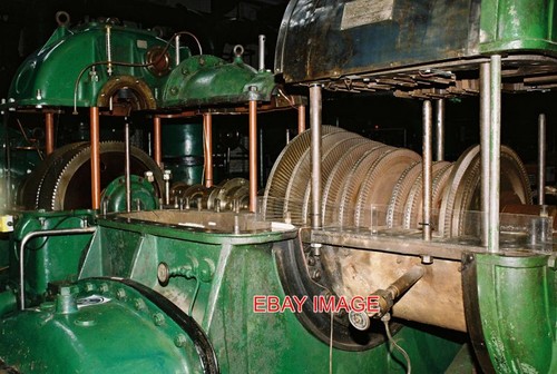 Photo steam turbine opened - , up