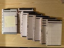 TMI original size (6 hole) - 200 daily planners and loose mixed refill sheets