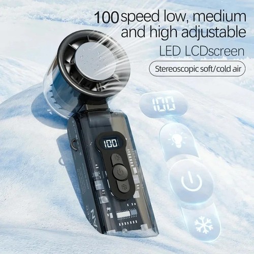 Portable folding handheld fan - portable,
