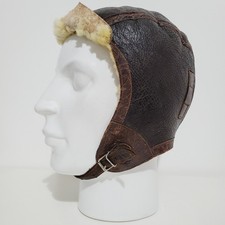 WW2 USN - 1082W - FLYING HELMET  HIGH ALTITUDE - WWII US PILOT FIGHTER, BOMBER