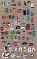 Vintage cosmetic pin badges - vintage,