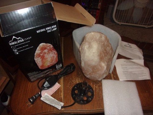 Himalayan natural salt lamp - natural,