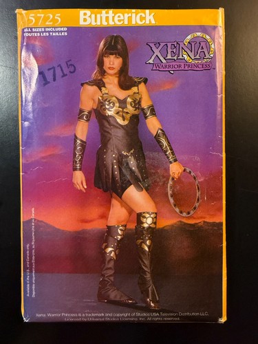 New butterick 5725 xena - new,