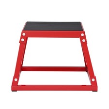 12" Plyometric Jump Box Fitness Exercise Plyo Box Step Cross Antislip Red