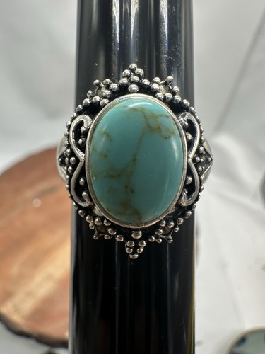 Sterling silver turquoise - silver,