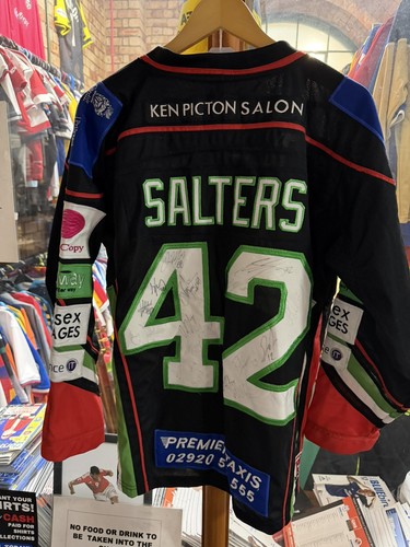 Signed salters game worn - game,