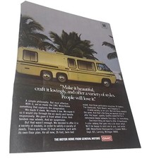GMC Motorhome Print Ad 1970s