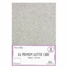 Dovecraft A4 Glitter Card-